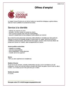 Service à la clientèle